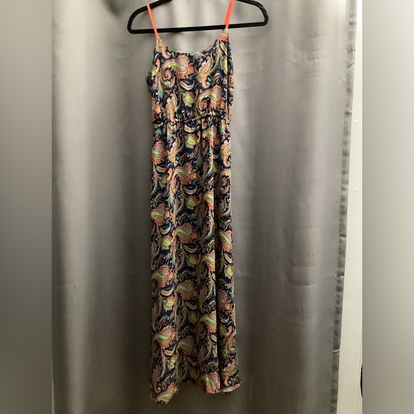 C hice spaghetti strap maxi printed dress - Picture 1 of 3